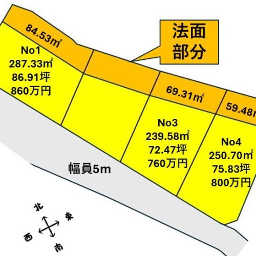 No2602　ダイヤガーデン河和田町4区画